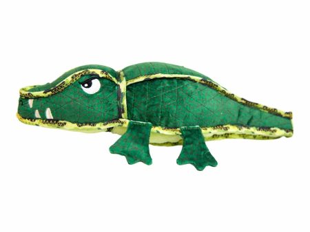 Outward Hound Xtreme Seamz Alligator Plush Dog Toy Green Medium Online Hot Sale