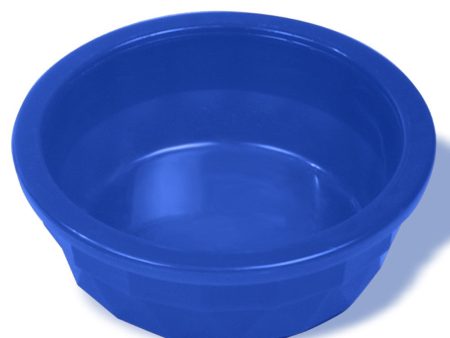 Van Ness Plastics Heavyweight Crock Dish Translucent Blue 1ea 20 oz, MD Supply