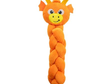 Nina Ottosson Twistiez Dragon TNT Interactive Plush Dog Toy Online now