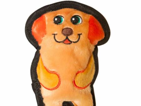 Outward Hound Invincibles Dog Durable Plush Dog Toy Orange XS Discount