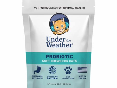 Under the Weather Cat Probiotic Chews 60 ct. For Cheap