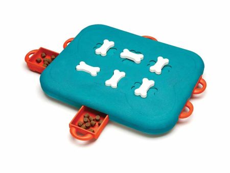 Nina Ottosson Dog Casino Interactive Treat Dog Puzzle Toy Turquoise Level 3 Cheap