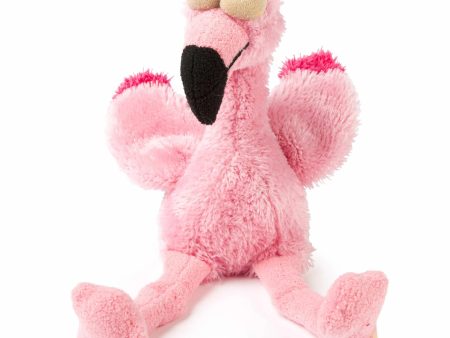 FuzzYard Dog Toy Neighborhood Nasties Little Flo the Flamingo Small Online Sale