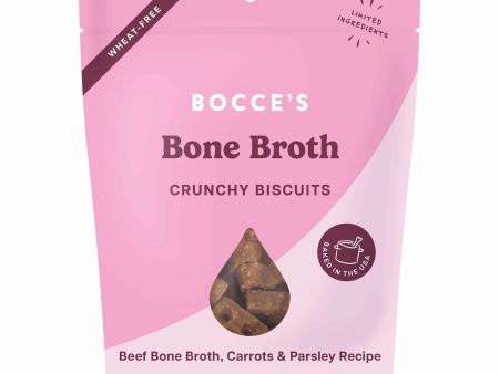 Bocce s Bakery Bone Broth Biscuit Dog Treats 5oz on Sale