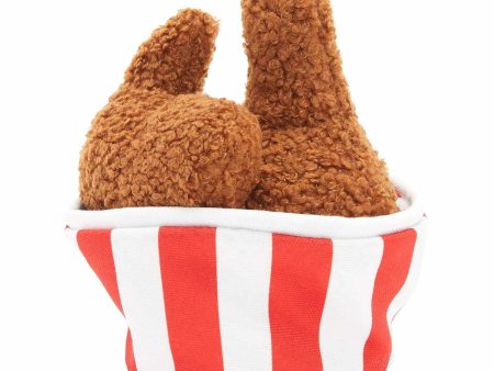 BARK Bucket O  Fried Licken Chicken Plush Dog Toy Small Medium on Sale