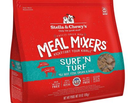 Stella and Chewys Dog Freeze-Dried Mixer Surf and Turf 18oz. Online