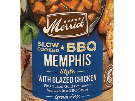 Merrick Dog Slow-Cooked Grain Free Memphis Style Chicken 12.7oz. (Case of 12) Hot on Sale