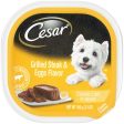 Cesar Sunrise Classic Loaf in Sauce Adult Wet Dog Food Grilled Steak & Eggs 3.5oz. (Case of 24) Hot on Sale