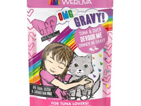 BFF Cat Omg Tuna & Duck Devour Me Dinner in Gravy 3oz. (Case of 12) For Discount