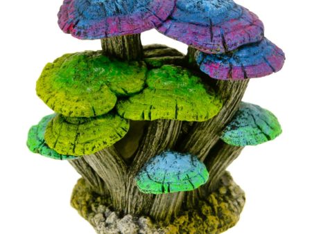 Blue Ribbon Pet Products Glowing Driftwood Mushroom Garden Ornament Blue & Green, 1ea One Size Hot on Sale