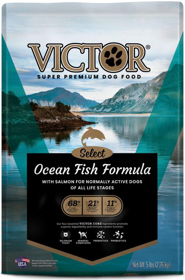 Victor Super Premium Dog Food Select Dry Dog Food Ocean Fish 1ea 5 lb Online Sale