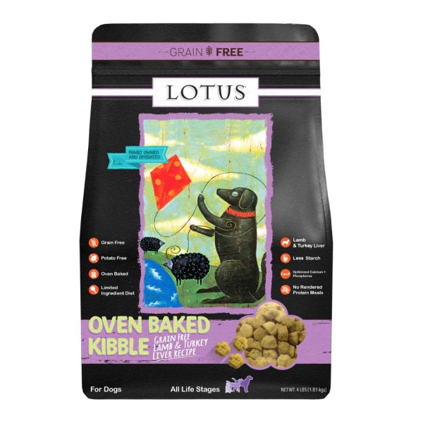 Lotus Dog Grain Free Lamb Turkey Liver 4Lb For Cheap