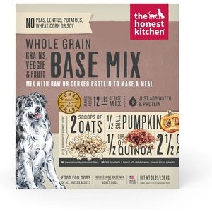 Honest Kitchen Dog Whole Grain Veggie And Fruit 3Lbs. Box For Sale