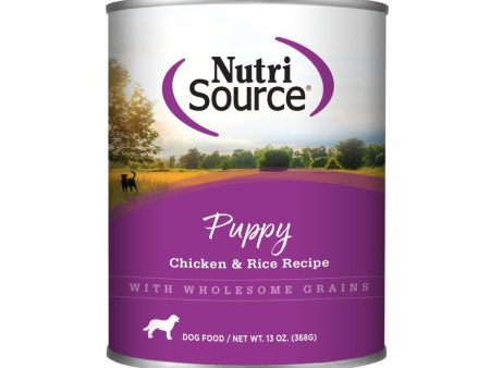 Nutrisource Dog Puppy Chicken & Rice 13oz. (Case of 12) Online Hot Sale