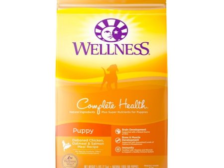 Wellness Puppy Chicken Oatmeal Salmon 5Lb Puppy Complete Health Online Sale