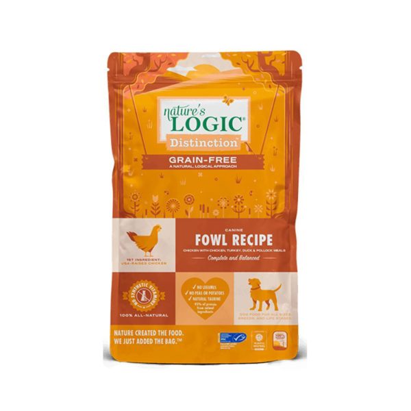 Natures Logic Dog Distinction Grain Free Fowl 4.4Lb Hot on Sale