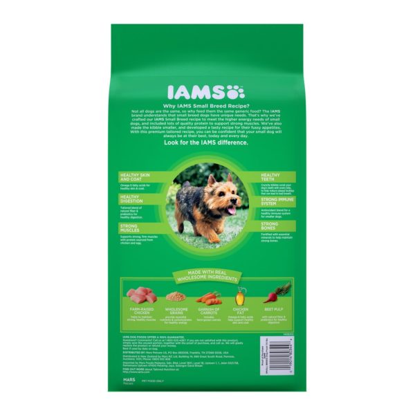 IAMS Small & Toy Breed Adult Dry Dog Food Real Chicken 1ea 7 lb Online Hot Sale