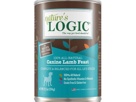 Natures Logic Dog Lamb 13.2oz. (Case of 12) For Cheap