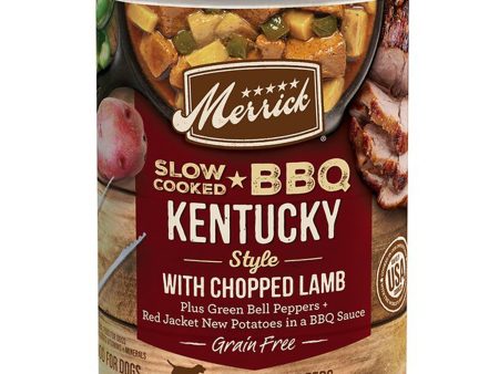 Merrick Dog Slow Cooked Grain Free Kentucky Lamb 12.7oz.(Case of 12) Supply