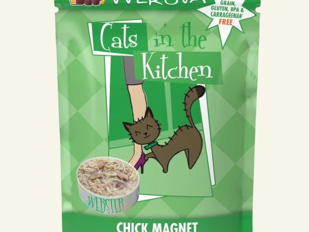 Cats In The Kitchen Chick Magnet Chicken & Mackerel in Gravy 3oz. Pouch (Case of 12) Online Hot Sale