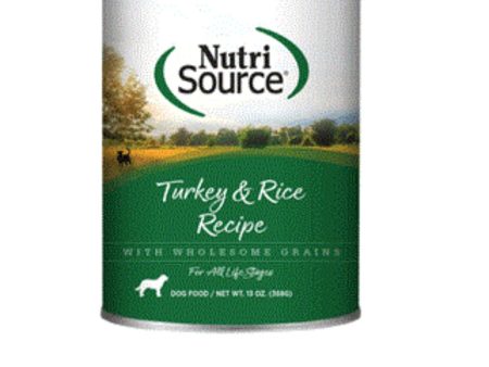 Nutrisource Dog Turkey & Rice 13Oz (Case of 12) For Cheap