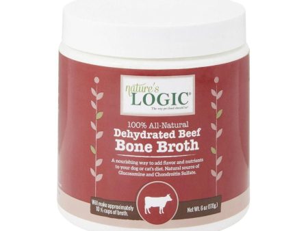 Natures Logic Dog Dehydrated Beef Bone Broth 6oz. For Sale