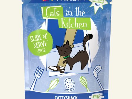 Cats In The Kitchen Slide N Serve Cattyshack Chicken and Shrimp Dinner 3oz. Pouch (Case of 12) on Sale