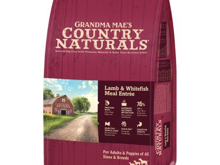 Grandma Mae s Country Naturals Dry Dog Food Lamb & Whitefish Meal 1ea 4 lb For Discount