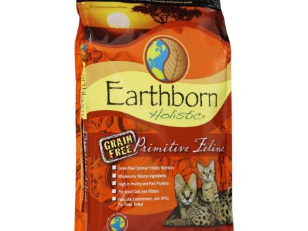 Earthborn Holistic Primitive Feline Grain Free Dry Cat Food 1ea 14 lb Hot on Sale