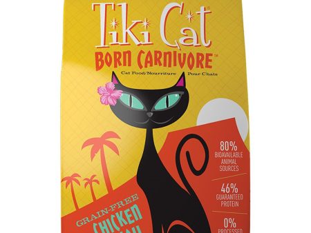 Tiki Pet Cat Carnivore Grain Free Chicken and Eggs 11.1Lb For Cheap