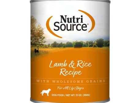 Nutrisource Dog Lamb & Rice 13oz. (Case of 12) Online now