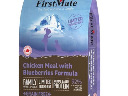 Firstmate Cat Limited Ingredient Grain Free Chicken Blueberries 10Lb. Hot on Sale