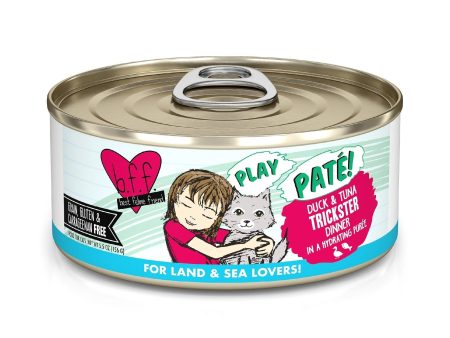 BFF Cat Play Duck and Tuna Trickster Duck and Tuna Dinner 5.5oz. (Case of 8) For Discount