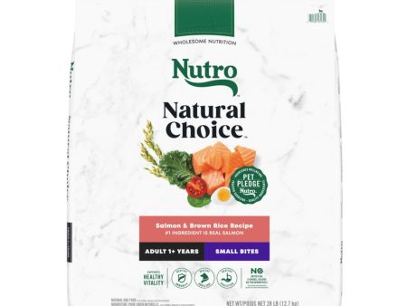 Nutro Products Natural Choice Small Bites Adult Dry Dog Food Salmon  Brown Rice, 1ea 28 lb For Cheap