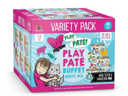 BFF Cat Play Pat Partay! Variety Pack 3oz. (Case of 12) Sale