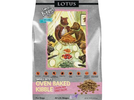 Lotus Dog Adult Grain Free Small Bite Turkey 10Lb For Discount