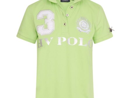 HV Polo Polo Favouritas EQ SS Lime Green Cheap