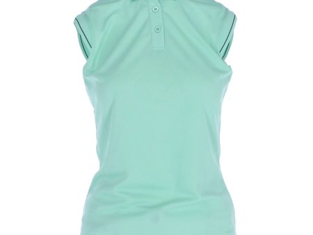 HKM Poloshirt Classico Mouwloos Mint Cheap