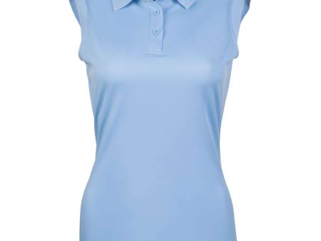 HKM Poloshirt Classico Mouwloos Lichtblauw Online Sale