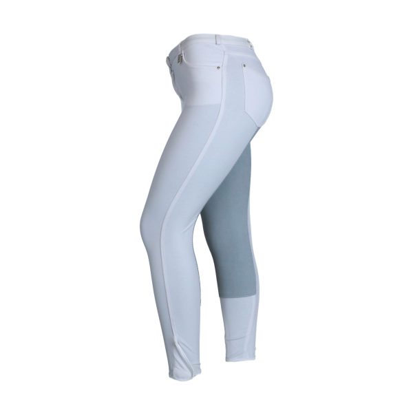 HKM Rijbroek Comfort Fit 3 4 Alos Zitvlak Wit on Sale