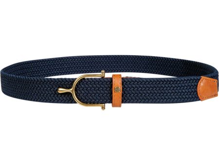 HKM Rekbare Riem Ann Donkerblauw Hot on Sale