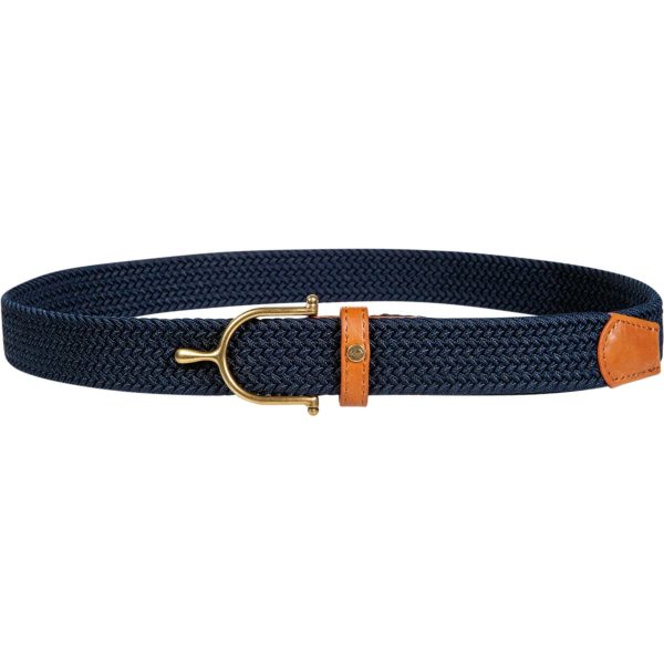 HKM Rekbare Riem Ann Donkerblauw Hot on Sale