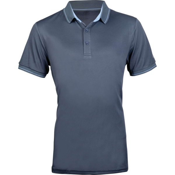 HKM Poloshirt Classico Heren Donkergrijs For Discount