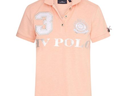 HV Polo Polo Favouritas EQ SS Orange Heather Fashion