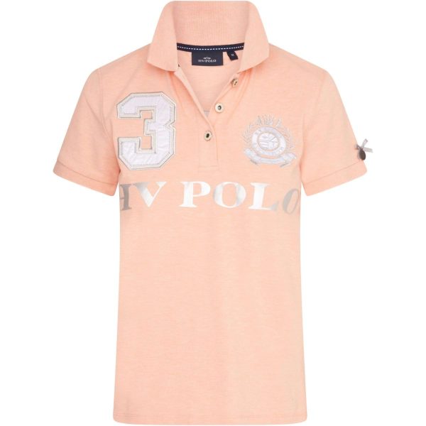 HV Polo Polo Favouritas EQ SS Orange Heather Fashion