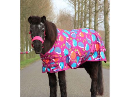 HB Harry & Hector Outdoordeken 0g Hedgehog Fleece Fuchsia Hot on Sale