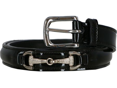 HB Showtime Riem Swarovski Horse Bit Zwart on Sale