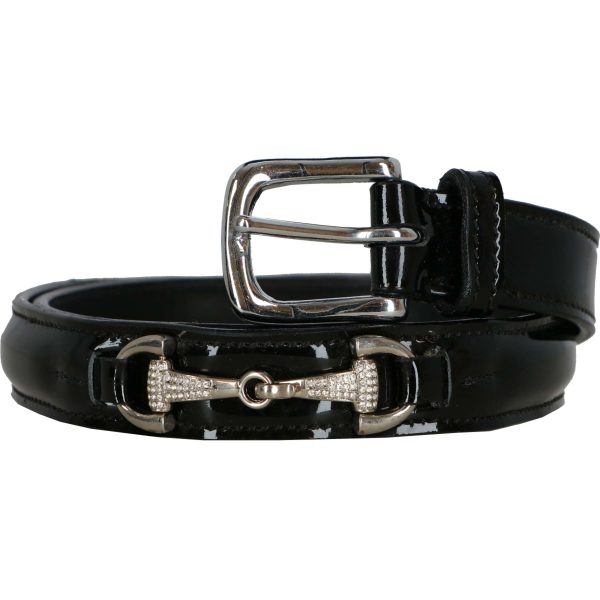 HB Showtime Riem Swarovski Horse Bit Zwart on Sale