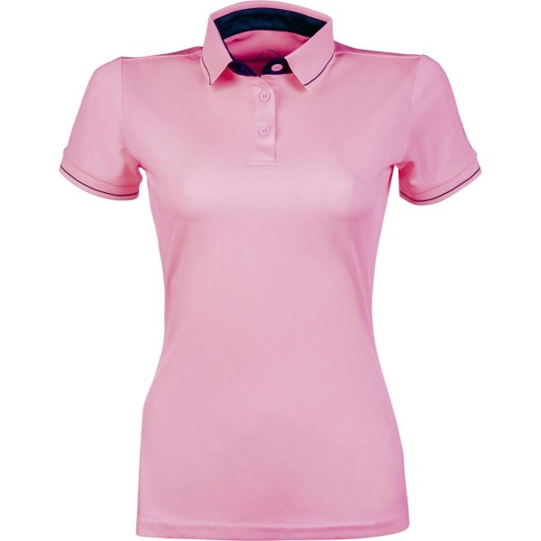 HKM Poloshirt Classico Neon Koraal Cheap