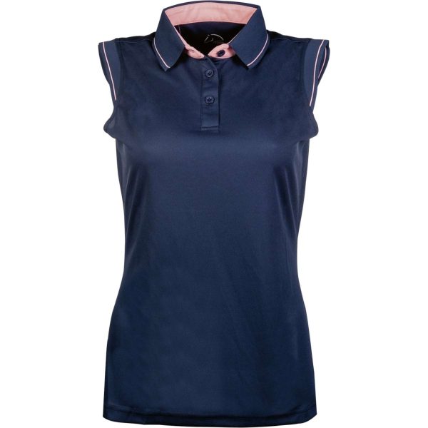 HKM Poloshirt Classico Mouwloos Donkerblauw Online Hot Sale